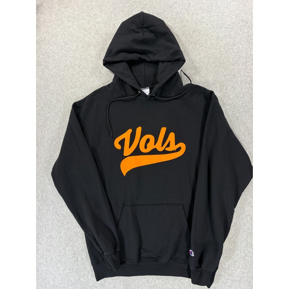 Tennessee Volunteers Champion  Campus Hoodie Sweatshirt (Men's Large) Black
